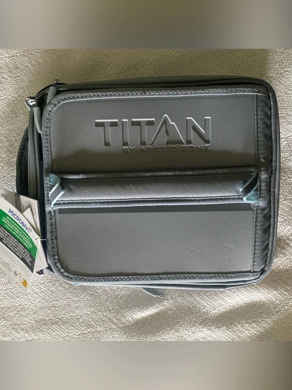 NWT Titan by Arctic Zone Expandable Lunch Bag + Ice Walls Gray